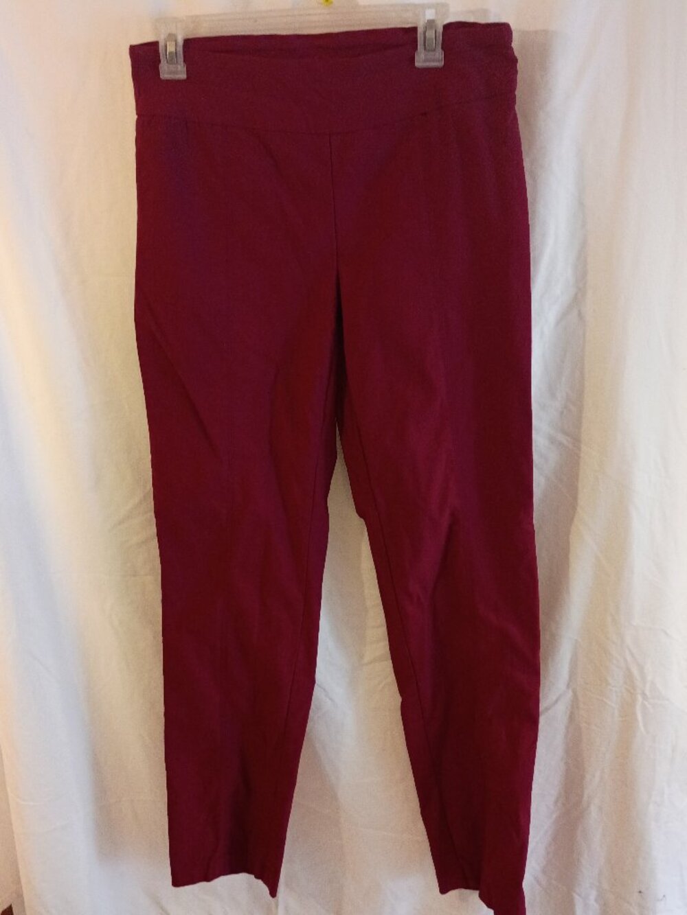 Women's Size 12 New Directions Burgundy Pants